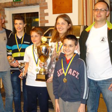 Wolkersdorf 1: Marcus Hiebner, Peter Gössinger, Victoria Lauda und Alexander Lauda