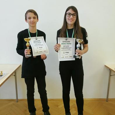Julian Wolf, Carina Hiebner - LM 2019 U14-U18